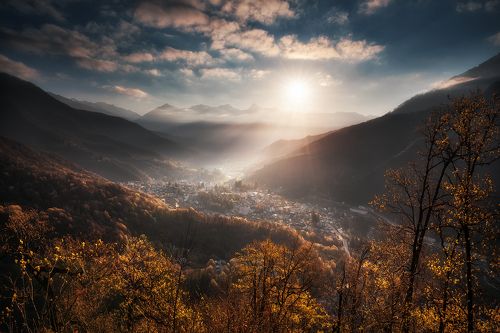 Рассвет над Красной Поляной