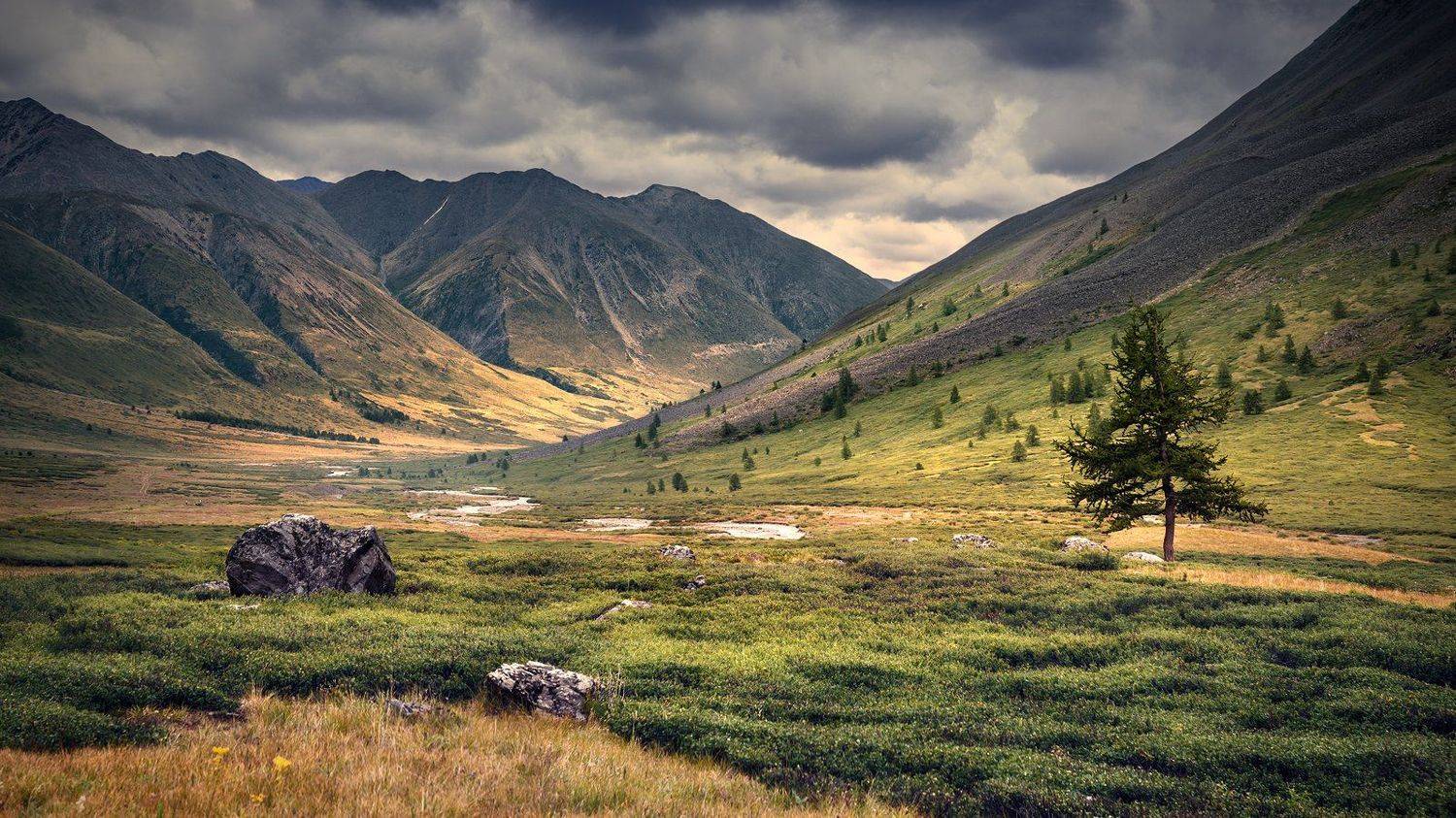 пейзаж, природа, ущелье, горы,  река, тара, дара, южно, чуйский, хребет, алтай, сибирь, поход, путешествие,  большой, высокий, облака, далекий, Дмитрий Антипов