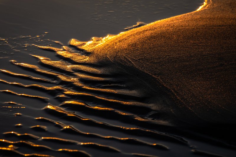 land,sand,sea,texture,ribbed,sea,sunny Land фото превью