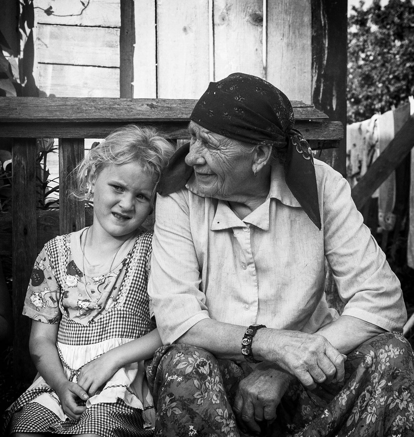 портрет,старость,юность,время,бабушка,внучка, Павел Ныриков