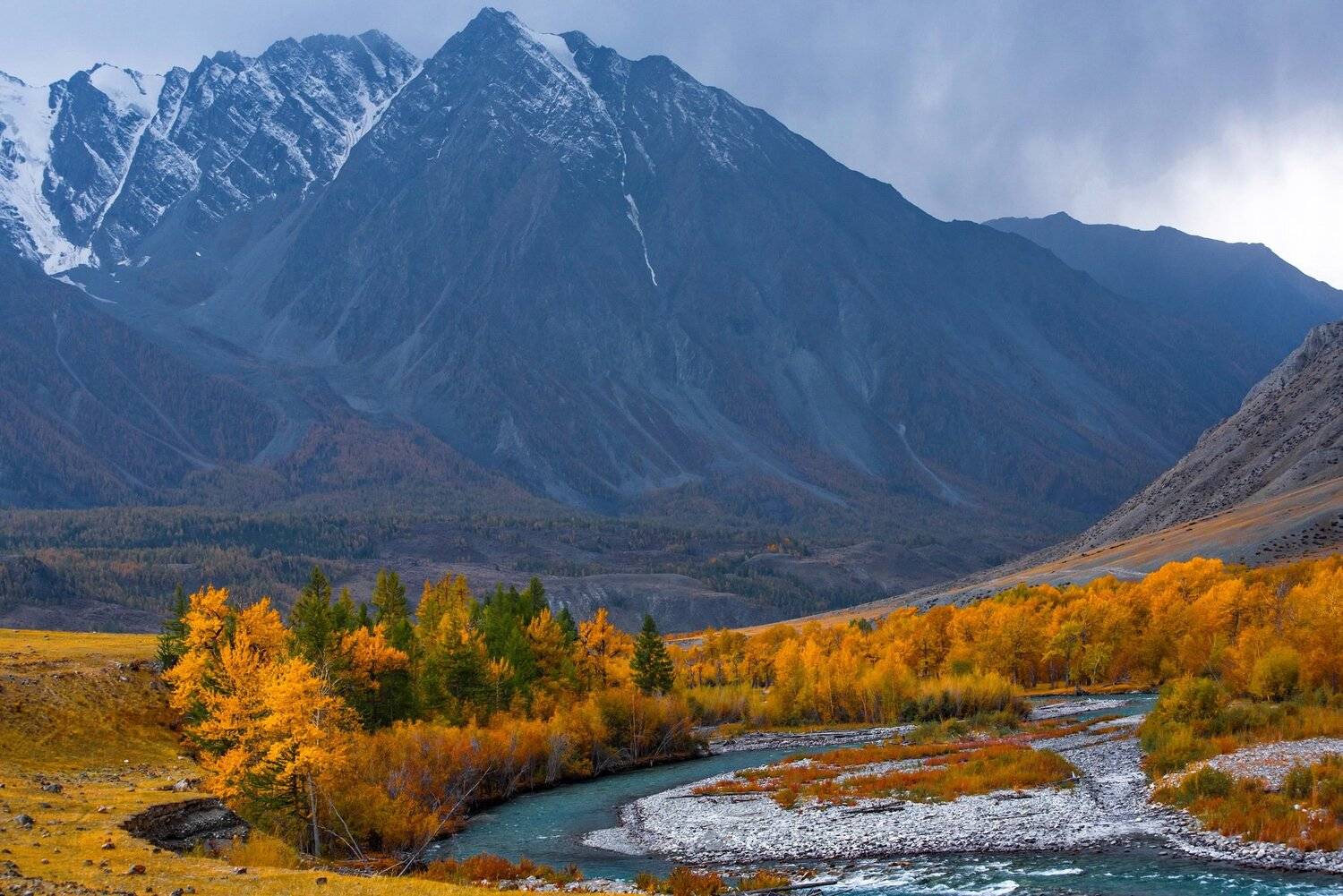 алтай. осень. горы., Евгений Дроботенко