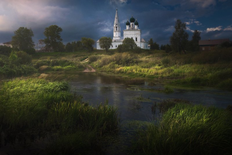 Вечерний свет в Осенево  фото превью