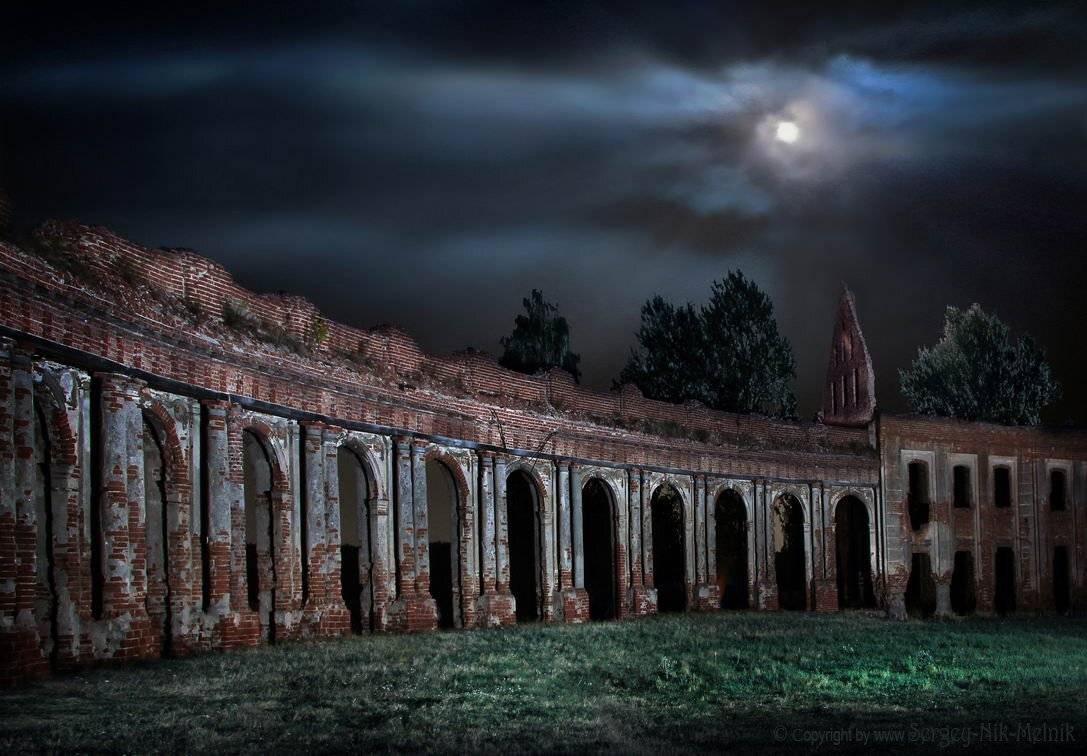 беларусь, звезды, зима, луна, мороз, ночь, снег, замок, гольшаны, вечера-на-хуторе, озерцо, логойск, дудутки, Melnik-oy Serg-N-