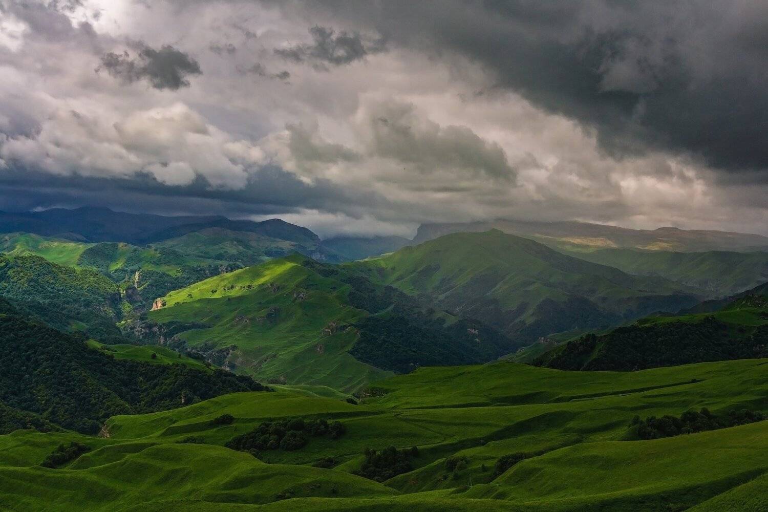 горы, эльбрус,кавказ,туман,  Эстелла