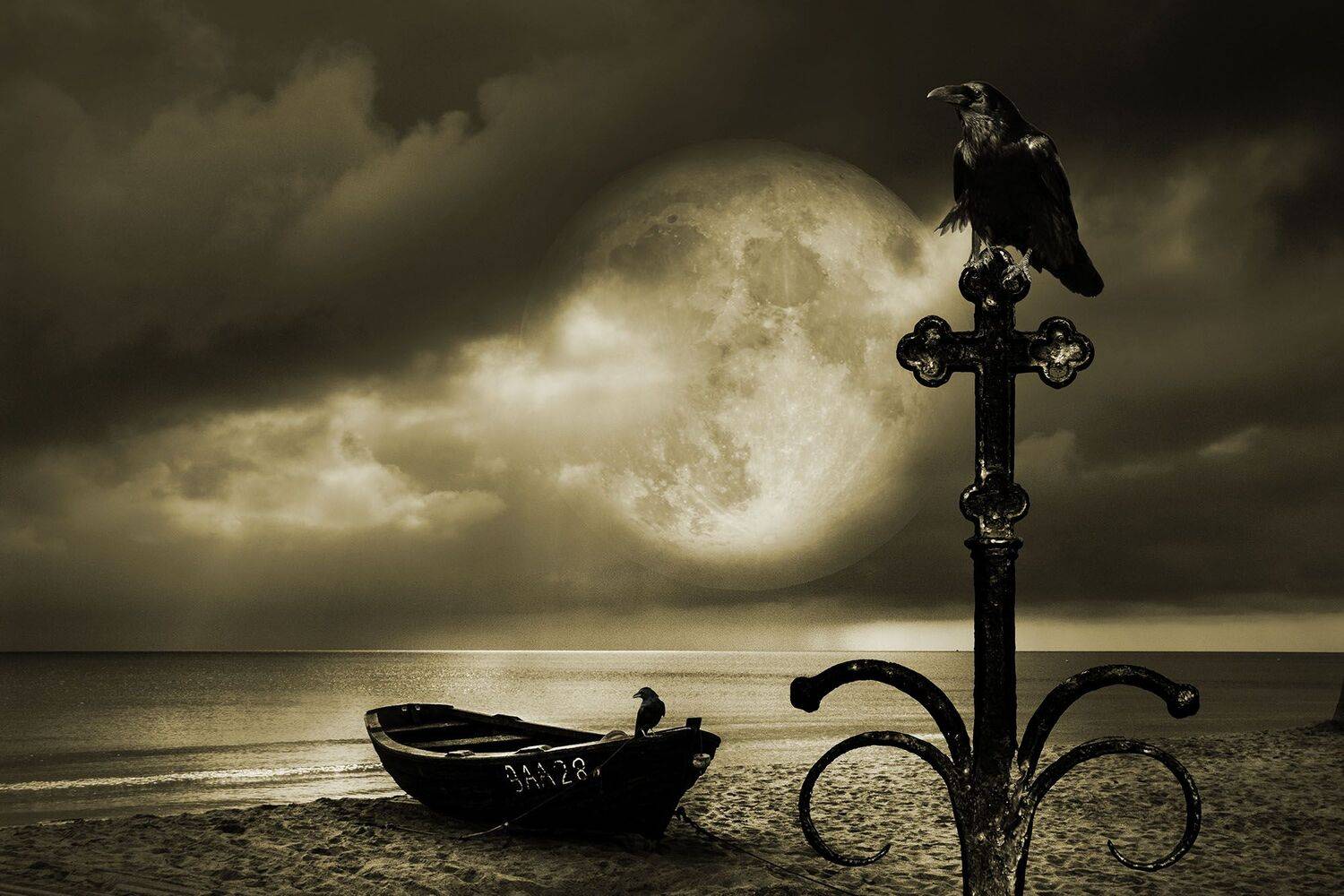 балтийское море, вороной, мифология,  Peter Hennig
