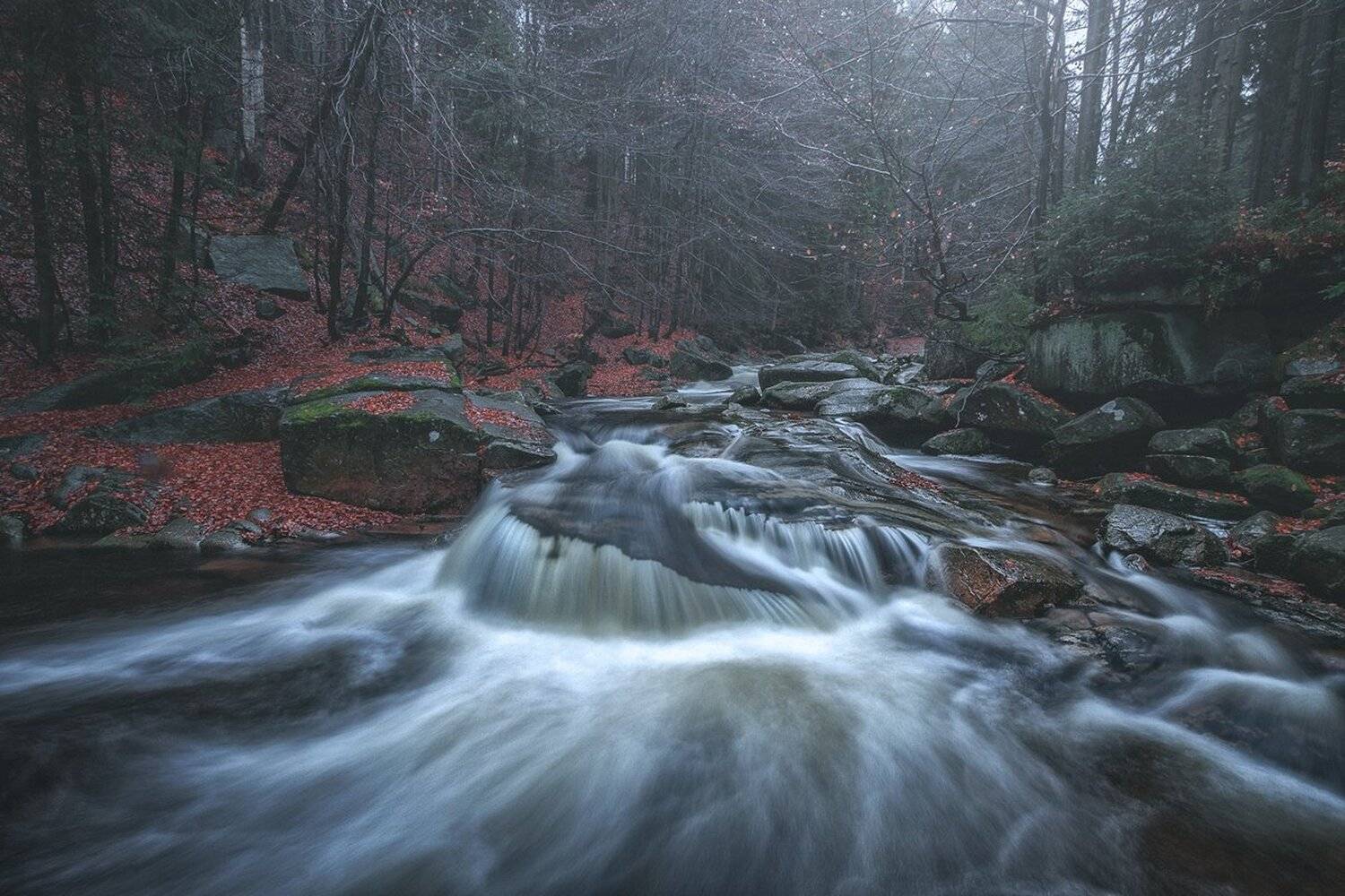 autumn,mountains,canon,waterfall, Iza i Darek Mitręga