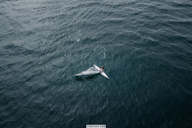 виндсерфинг, дрон, аэросъемка черноморский виндсерфер фото превью