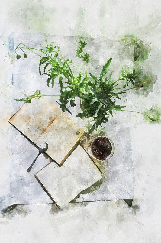 натюрморт арт фото акварель АКВАРЕЛЬ 3 фото превью