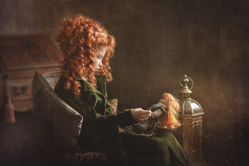 девочка кукла рыжая   Игры фото превью