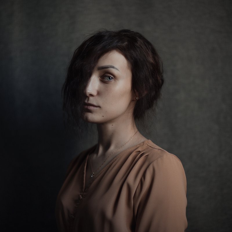 girl девушка автопортрет цвет тон портрет Автопортрет фото превью