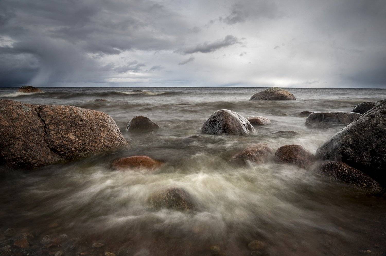 ладога, камни, пейзаж, александр таничев