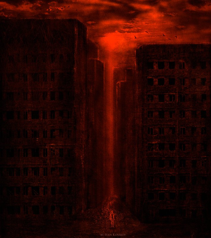 изоляция, пандемия, covid19, обнуление, перерождение, кровь, человек, графика, wallart Rebirth фото превью