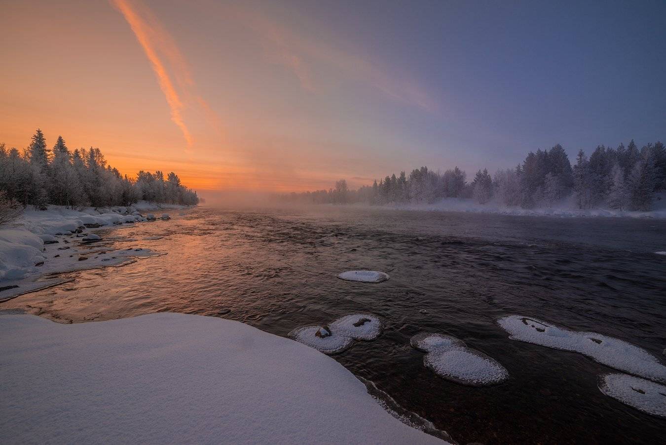 кольский, север,заполярье, пиренга, река,, Роман Горячий