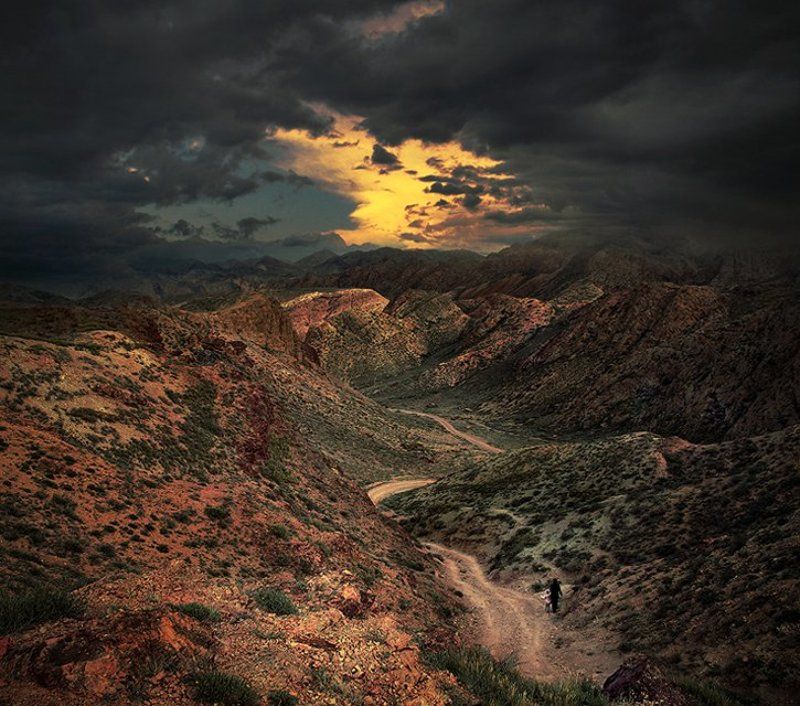 Дорога в Чарынское ущелье... фото превью