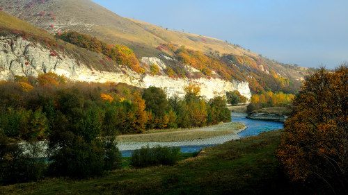 Рано утром... у Белых скал