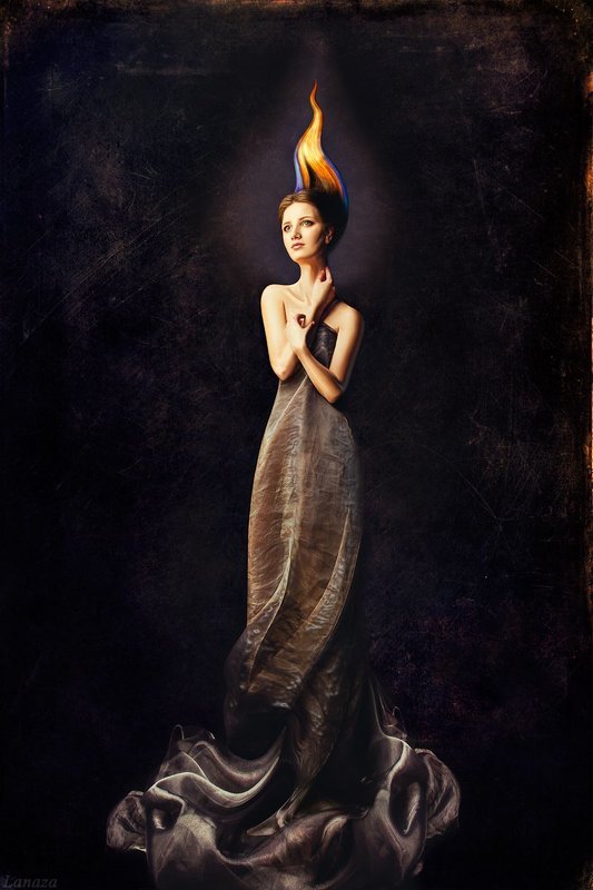 Рождественская свеча фото превью