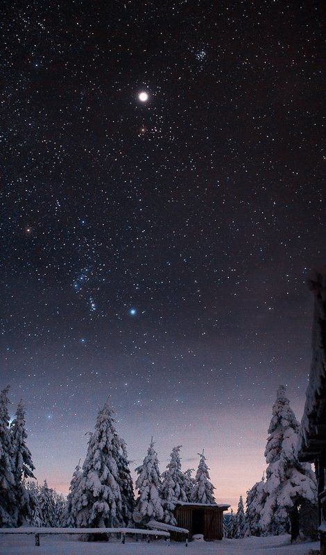 Звездное небо фото превью