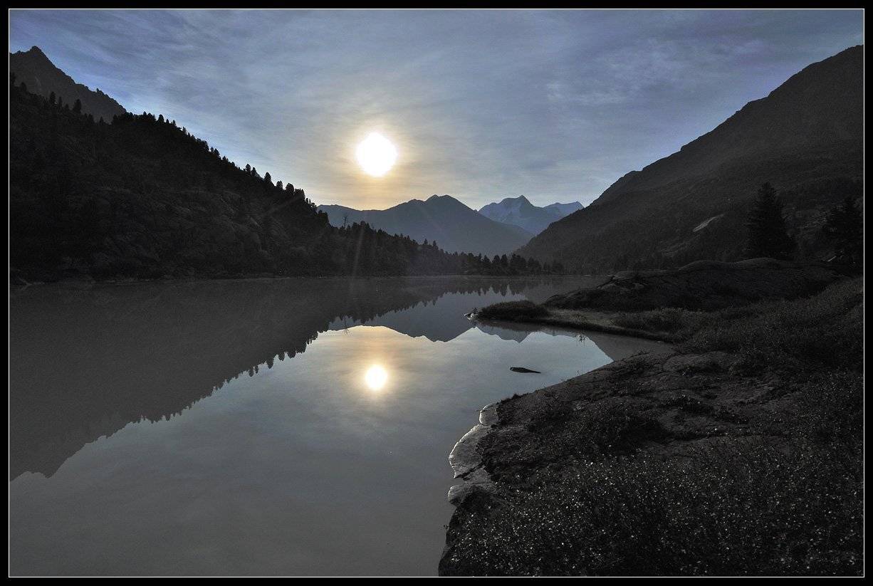 алтай, оз.дарашколь, утро, АНАТОЛИЙ ДОВЫДЕНКО
