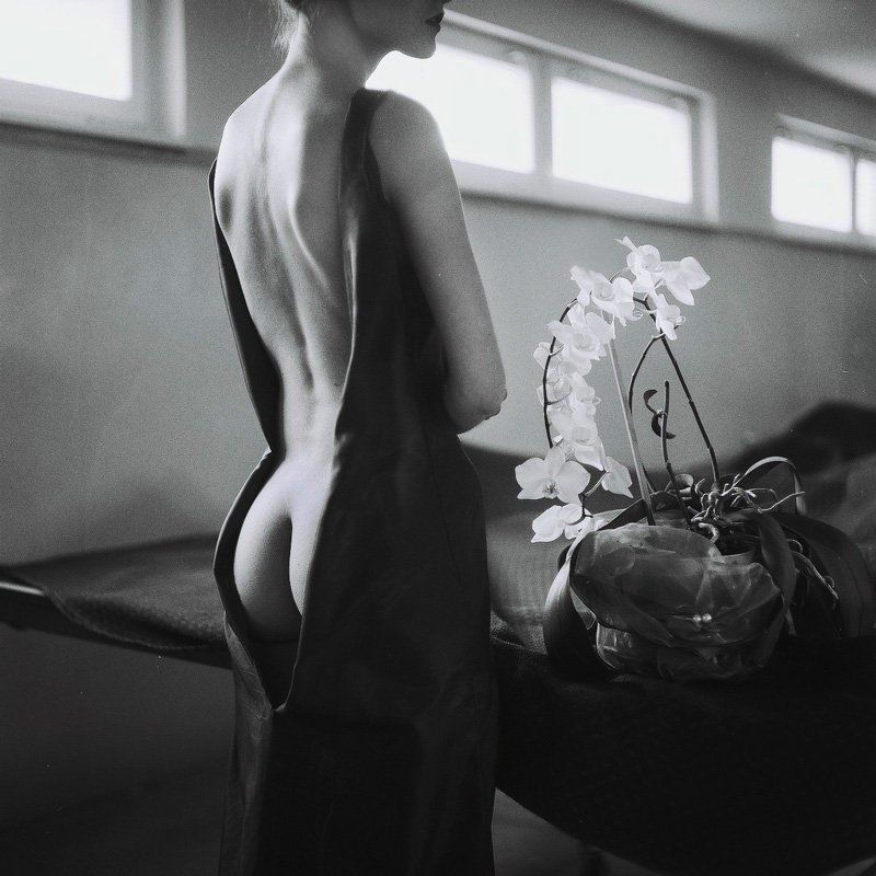 b&w, 6x6, nude * фото превью