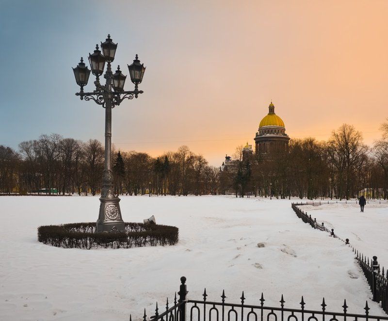 сенатская, площадь Зима фото превью