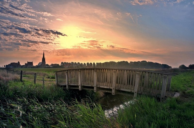 Morning in Stuivekenskerke. фото превью