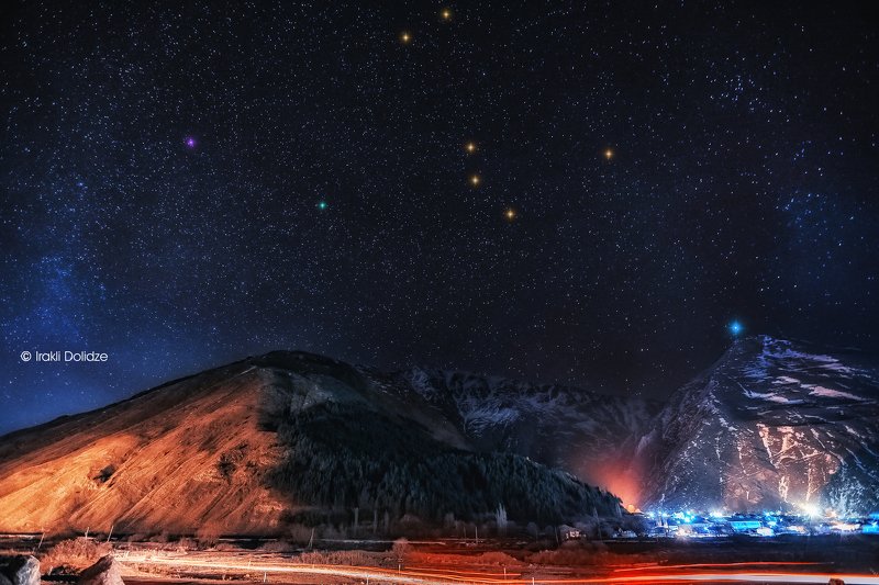 landscape, пейзаж, природа, путешествия, кавказ, kazbeg, mountain, travel, photography Night\'s fairy tail фото превью