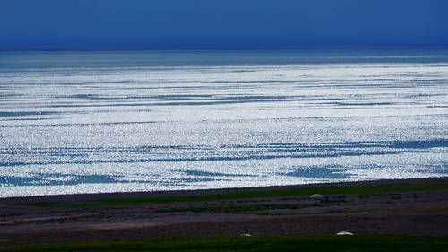 Backlight of Hyargas Lake