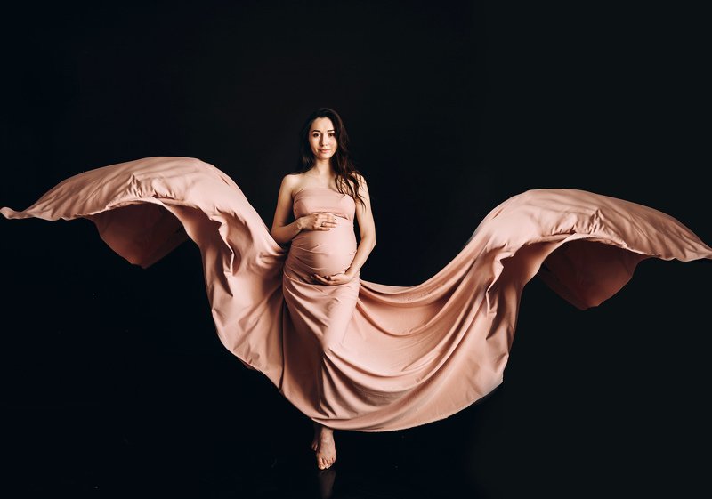 беременность ожидание чудо женщина портрет модель В ожидании фото превью