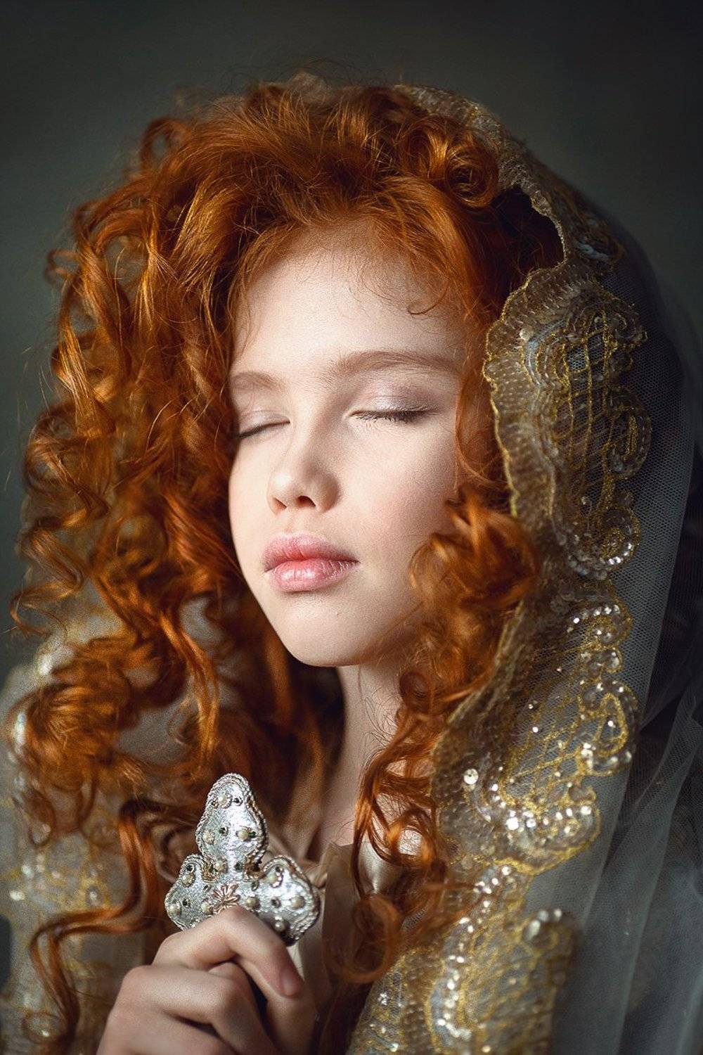 девочка  грусть красота рыжая , Екатерина Годова