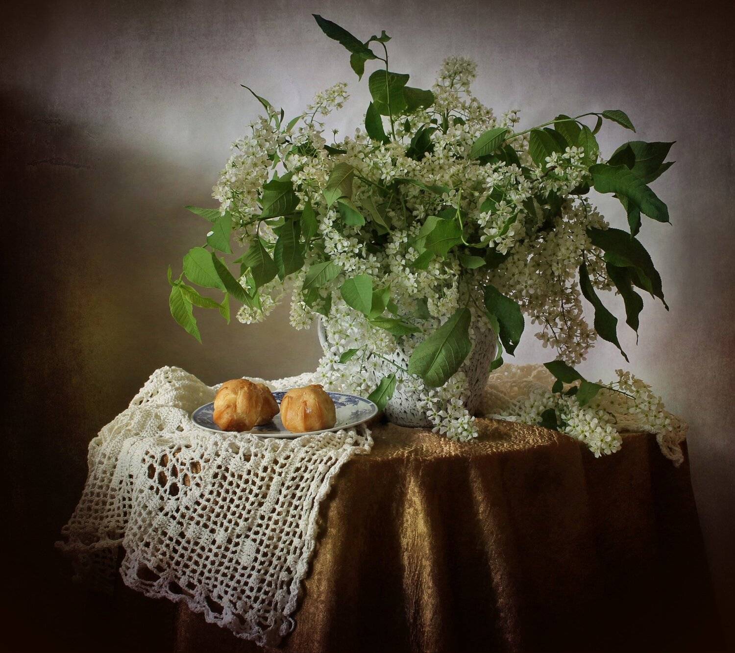 натюрморт, весна, букет, цветы, черемуха, Ковалева Светлана
