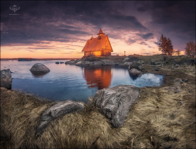 Россия, Соловки, закат, пейзаж, j,обработка, lightroom Красота северной природы... фото превью