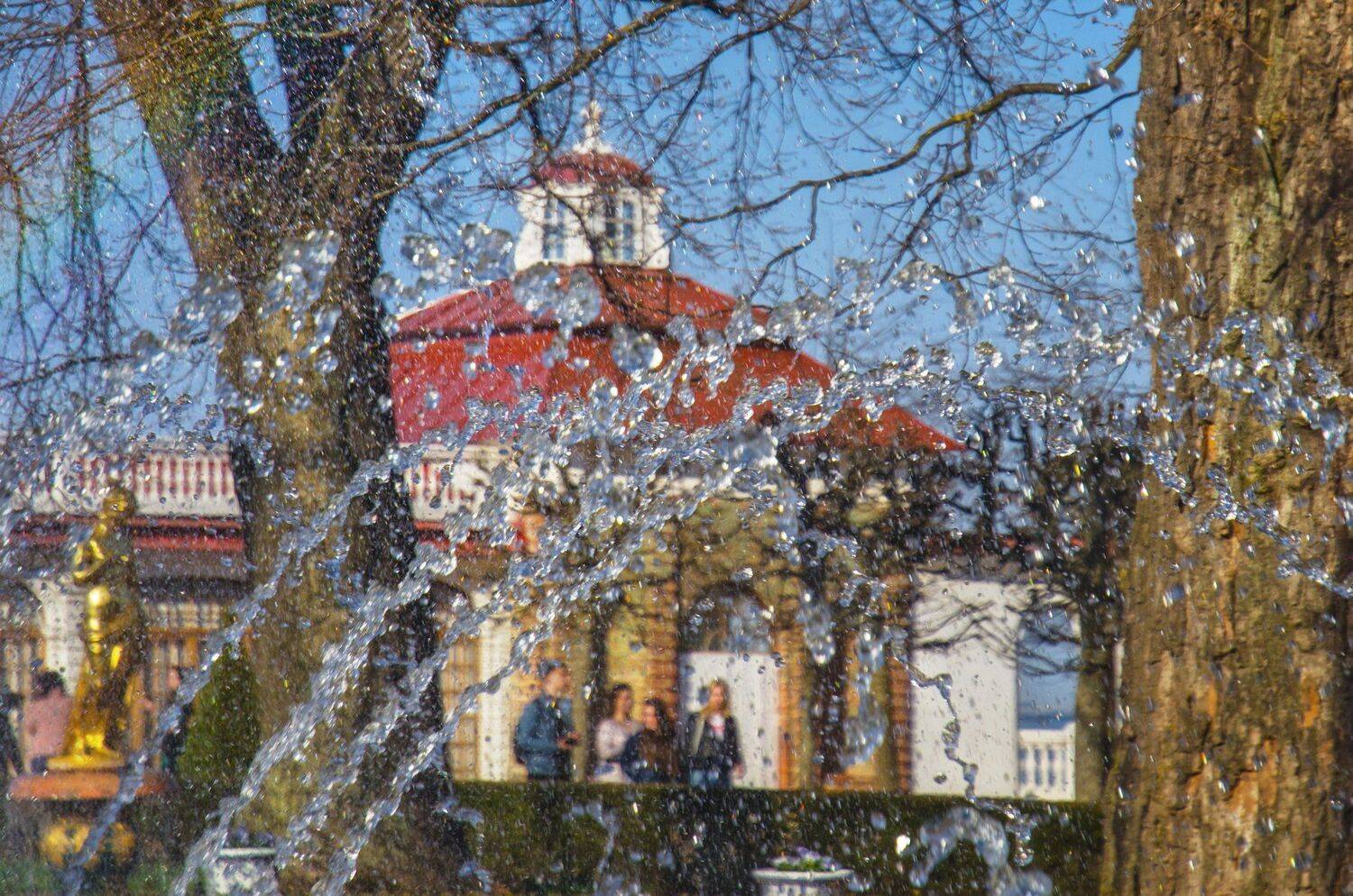 город, архитектура, пётр великий, фонтан, брызги, санкт-петербург, Владимир Володин