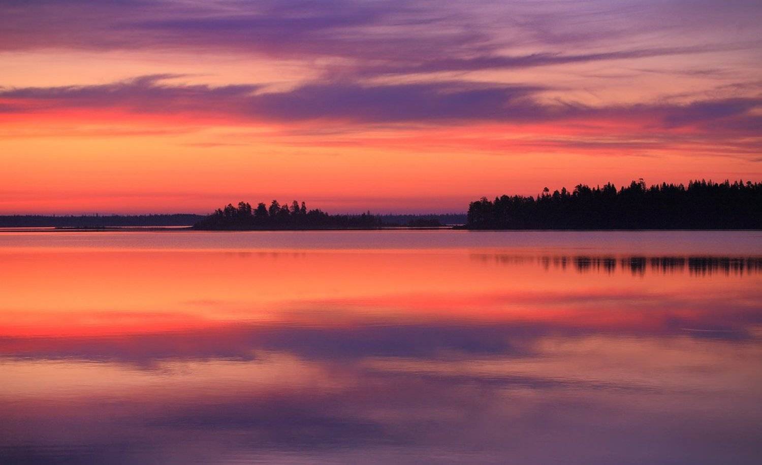 карелия, река, камни, озеро, закат, Лопухов Сергей