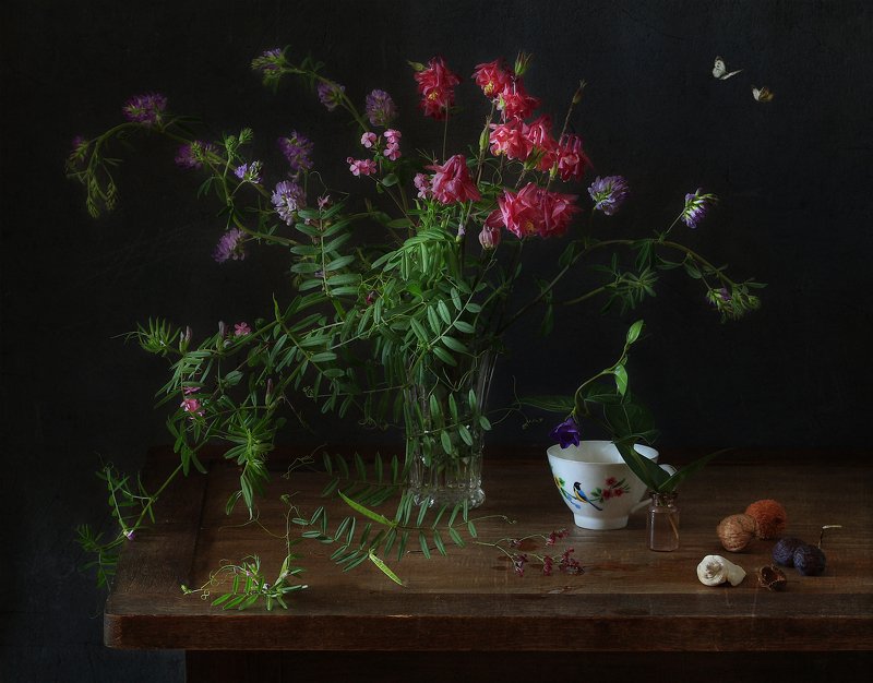 натюрморт В тишине луговых цветов .. фото превью