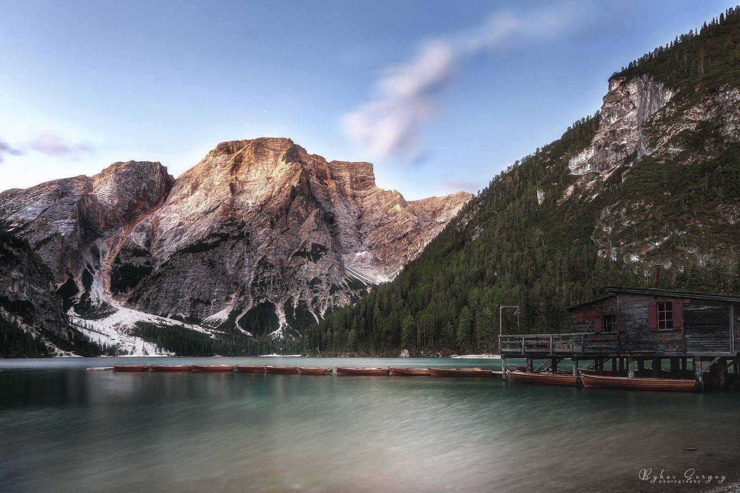 panorama, dolomiti, dolomites, photography, mood, blue, silence, rocks, peaks, cluouds, glacier, alps, nature, beautiful, stunning, landscape, braies, lago, lake, Сергей Быков