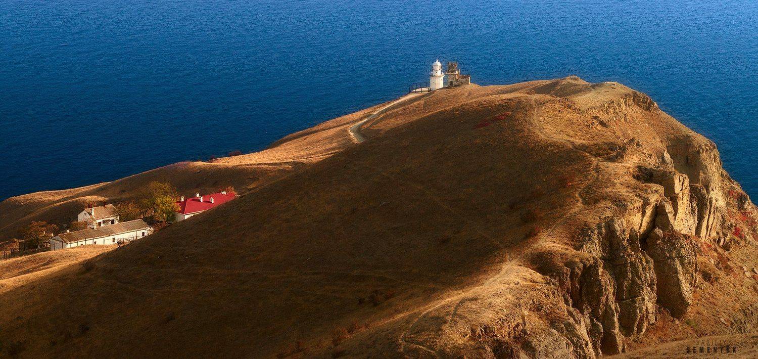 крым, меганом, маяк, море, панорама, фототур, осень, скалы, настроение, пейзаж., Семенюк Василий