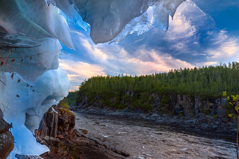 Ночь на весенней Курейке фото превью