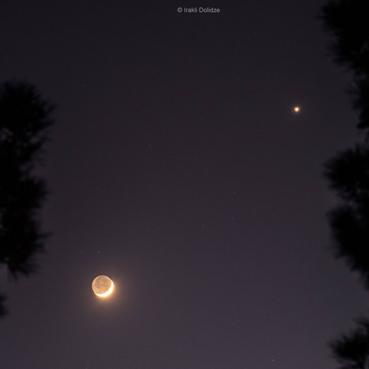 moon, venus, night, outdoor, landscape, sky, canon, ირაკლი დოლიძე