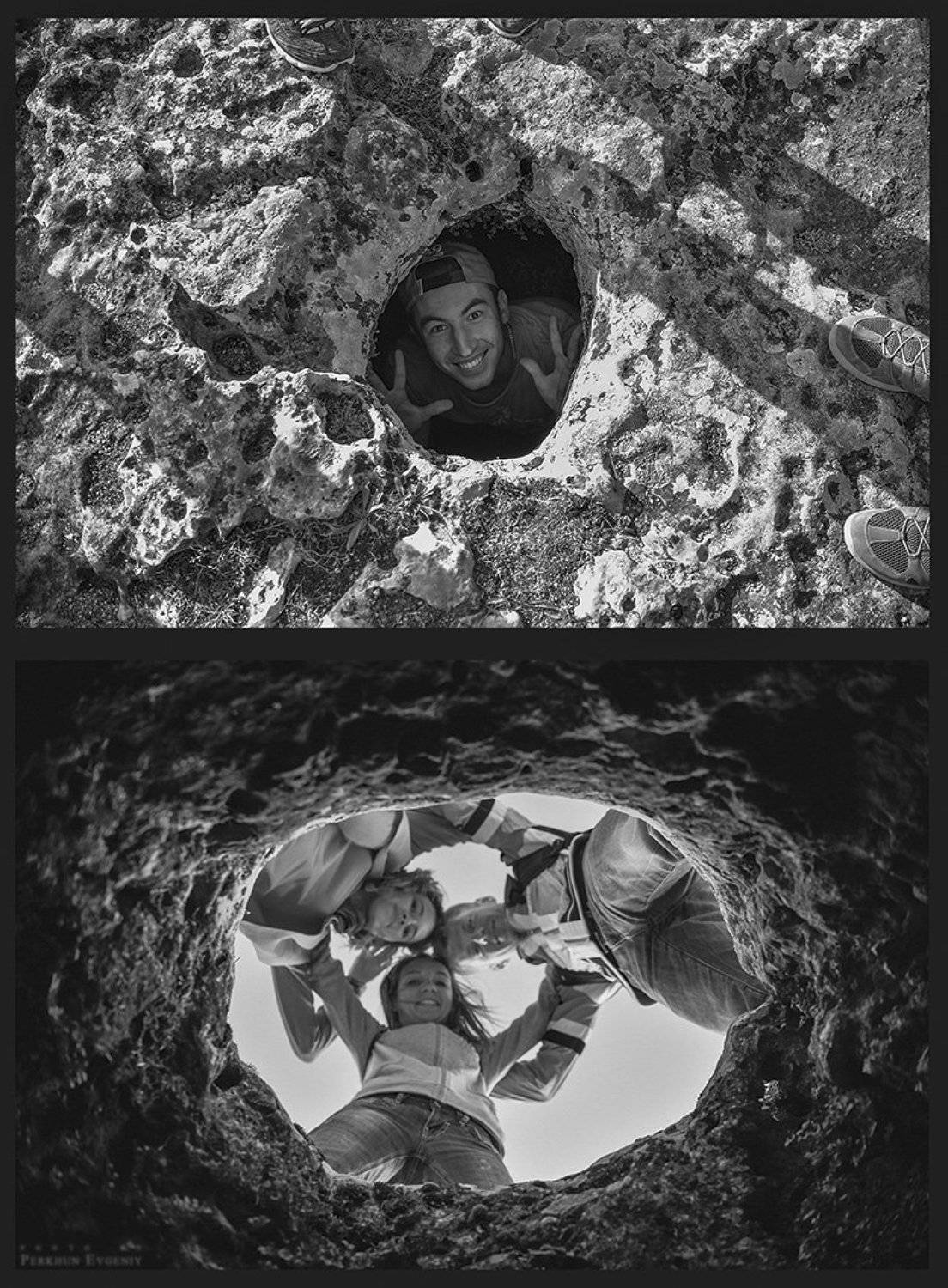 ку-ку, диптих, пещера, Перхун Евгений