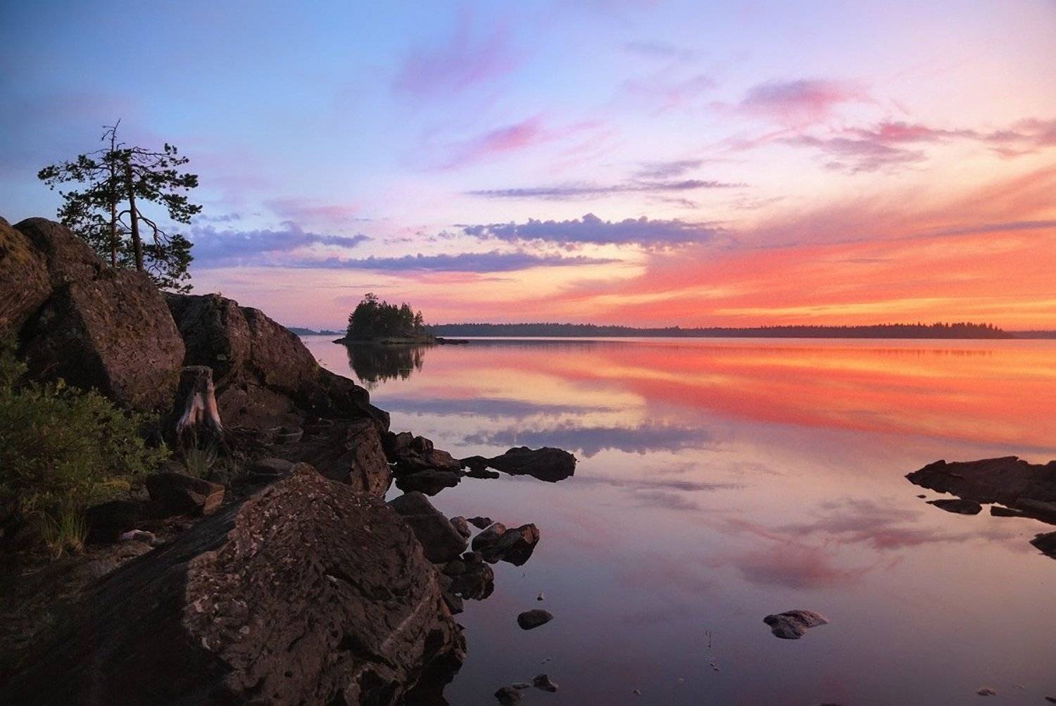 карелия, река, камни, озеро, сосна, Лопухов Сергей