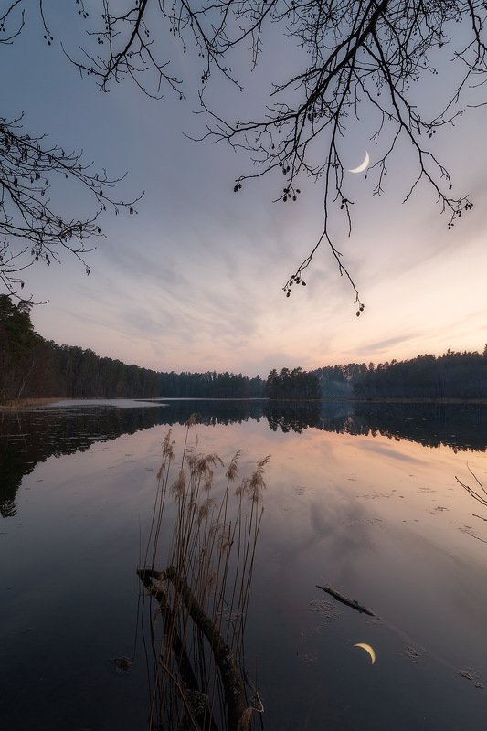 Вечер молодой луны фото превью