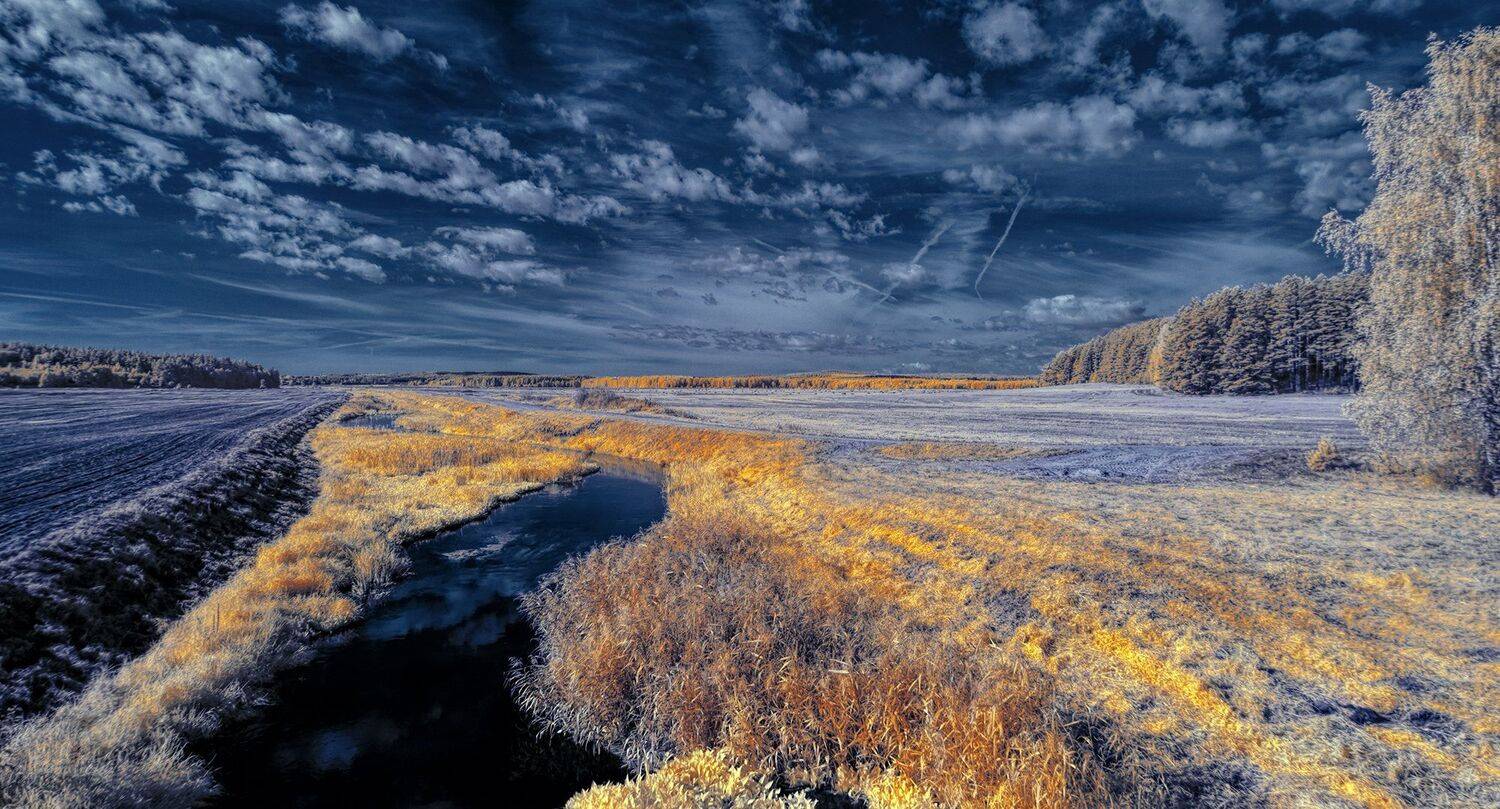infrared,ик-фото,инфракрасное фото, инфракрасная фотография, пейзаж, осень, Sixten ( Сергей )