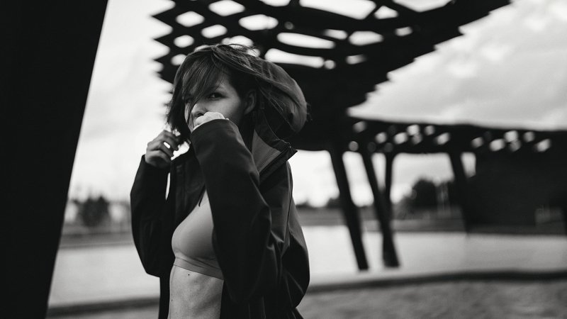 Марго ЧБ фото превью