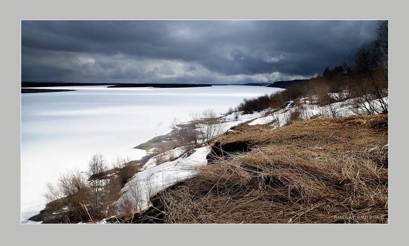 пейзаж ожидание ледохода.. 2020 фото превью