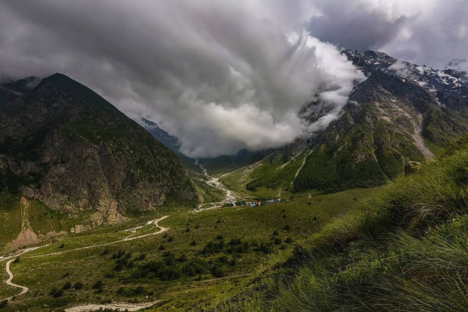 горы,восхождение,кавказ,облака,  Эстелла