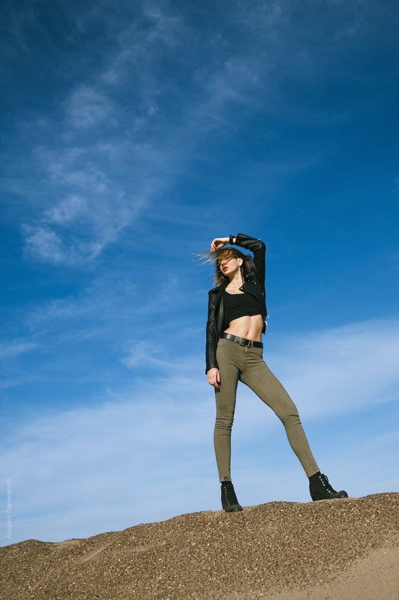 портрет,девушка,пески, небо, Андрей Ларионов