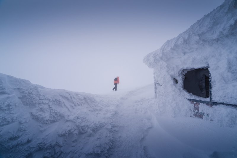 зима, снег, хибины, метель Пойду изолируюсь фото превью
