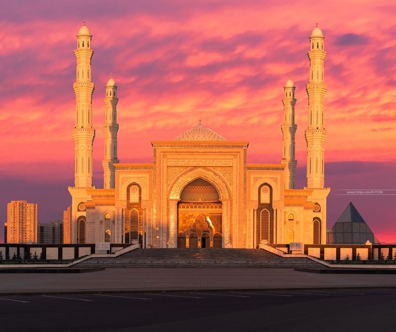 нур-султан, nur-sultan, астана, казахстан, артем мирный, astana, kazakhstan, artyom mirniy, хазрет султан, мечеть, hazret sultan, mosque, ceiling, ceiling_magic, art, capriccio, каприччио, фотохудожник Мечеть Хазрет Султан фото превью