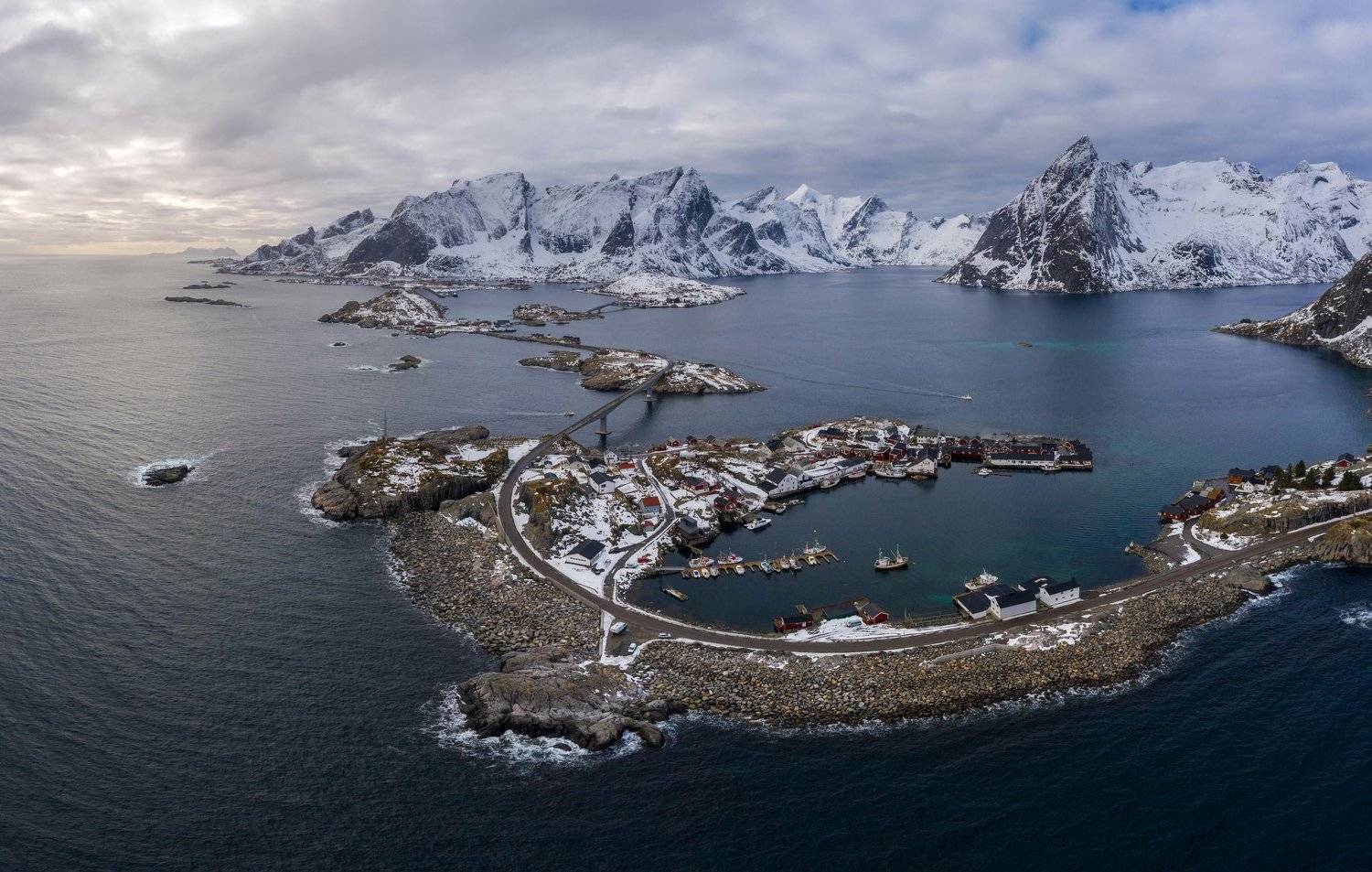 hamnoy, aerial, lofoten, norway, landscape, nature, mountain, norwegian, Максим Забаровский