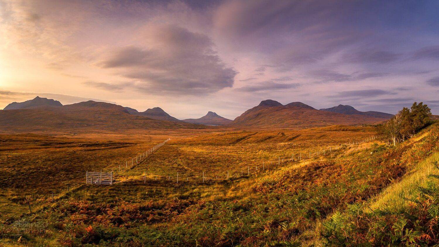scotland,highlands,scottish,mountains,plains,sunset,colours,colorful,light,, Adrian Szatewicz